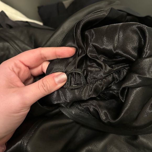 Genuine Lambskin Leather Hoodie Opium Owens Aesthetic Avant Garde L Carti - Picture 9 of 9